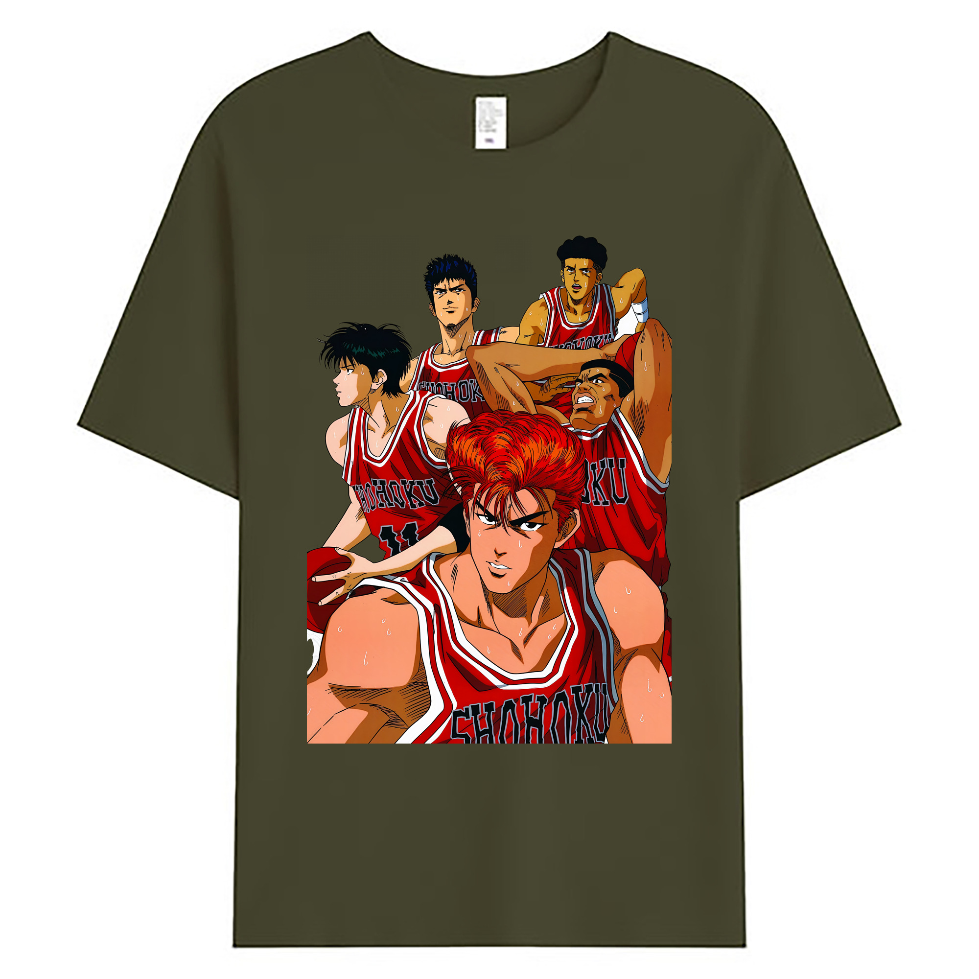 （画像用） SLAM DUNK／スラムダンク 綿100％ メンズ半袖Tシャツ｜肌触りやわらか＆通気性